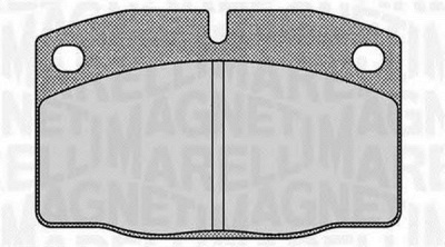 MAGNETI MARELLI 363916060354 -  Комплект тормозных колодок, дисковый тормоз